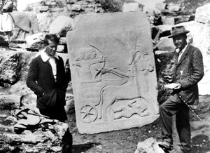 T. E. Lawrence med Leonard Woolley i Carchemish, Syrien, 1911 af Unbekannt Unbekannt